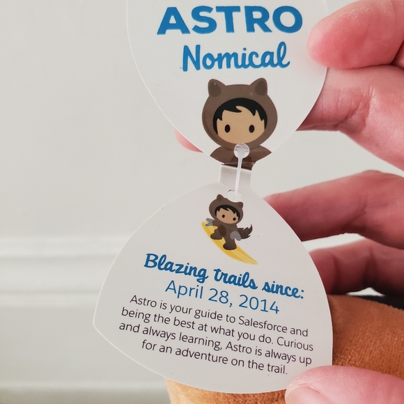 Salesforce ASTRO plush doll - San Francisco Salesforce Tower edition, NWT - Picture 6 of 6